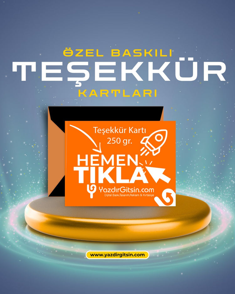 Teşekkür Kartları