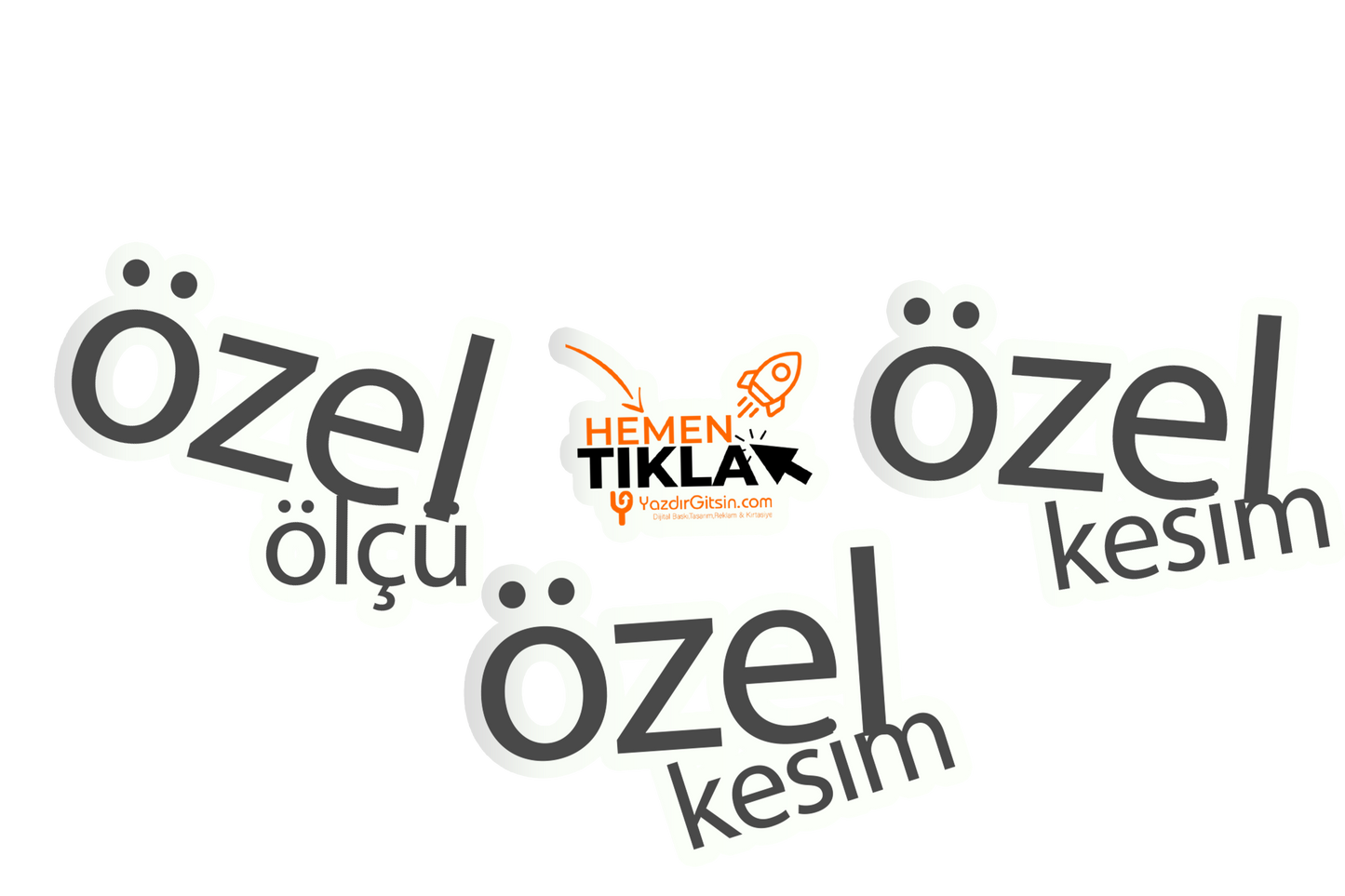 Özel Kesim Folyo Etiket