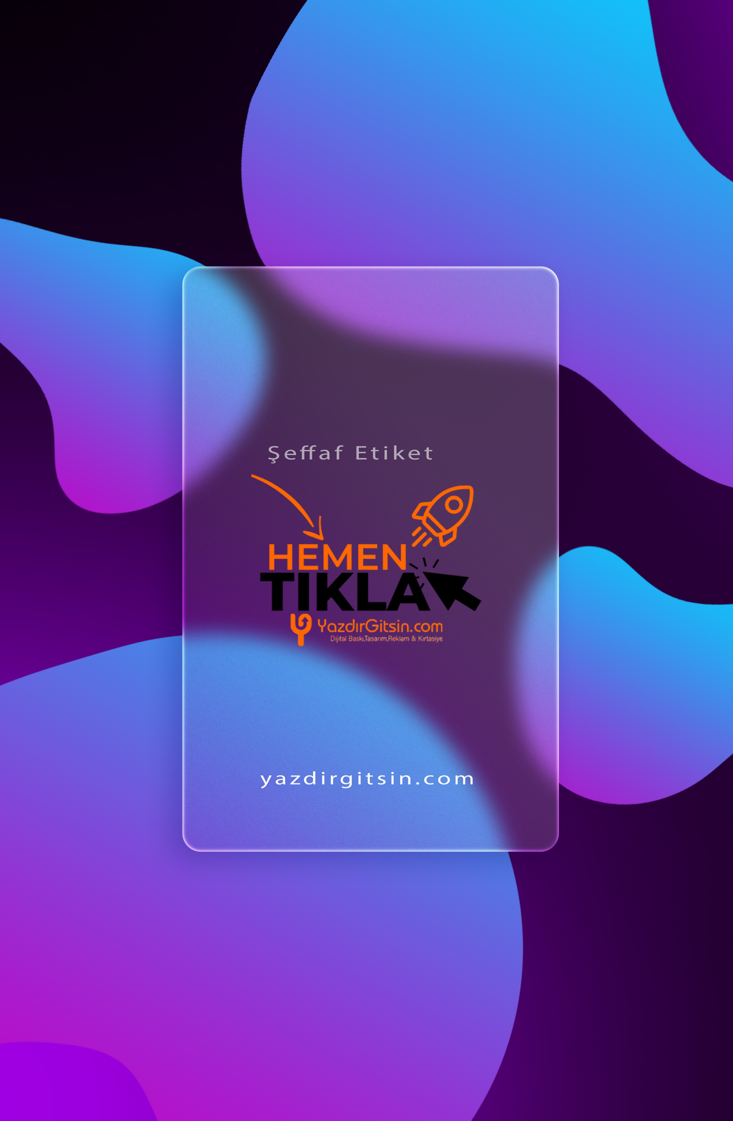 Şeffaf Sticker – Şık ve Dayanıklı