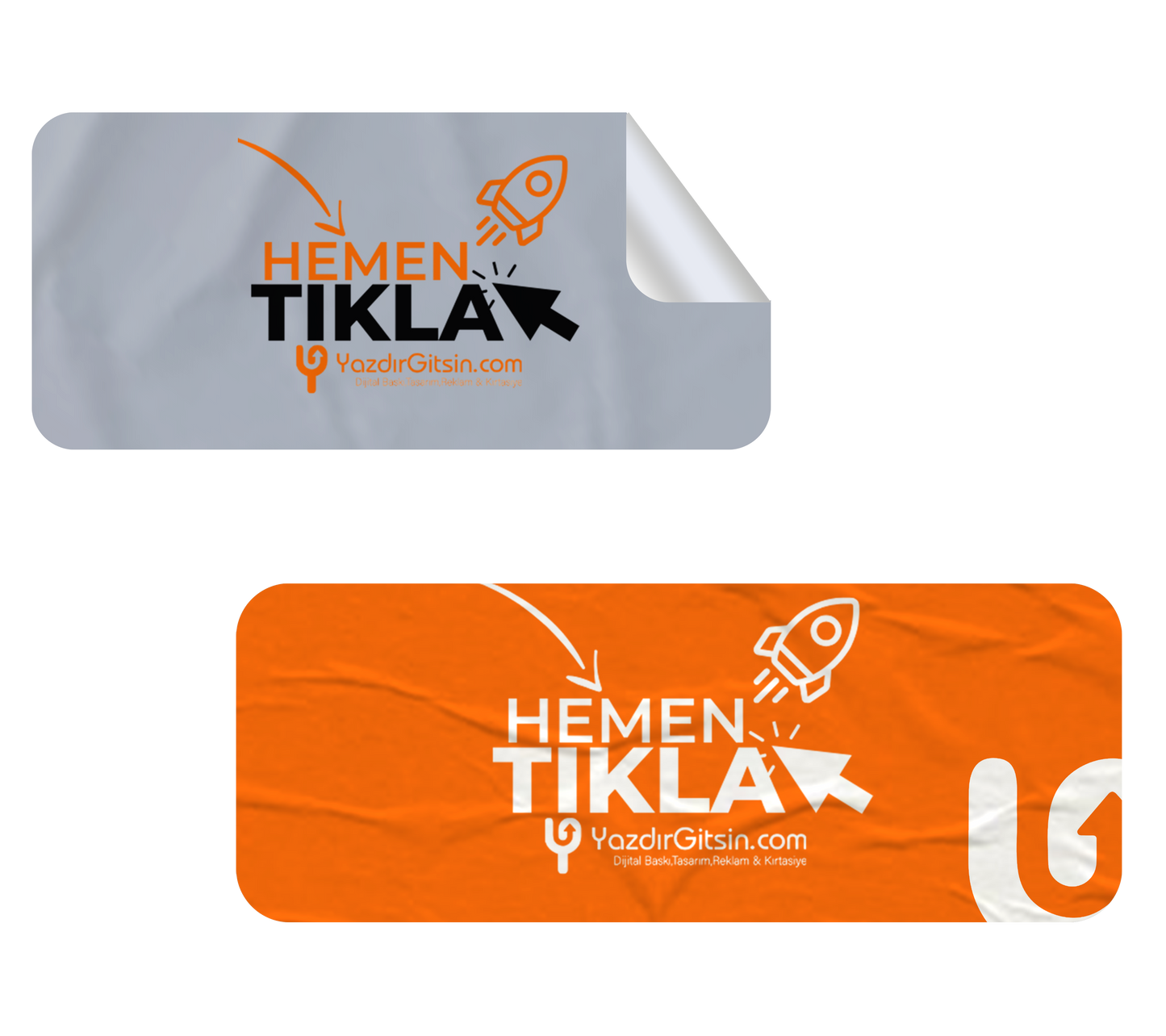 Bas Kes Sticker - Özel Kesim ve Kaliteli Baskı