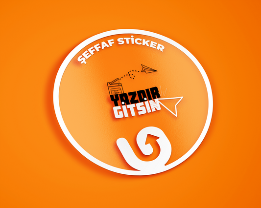 Şeffaf Sticker – Şık ve Dayanıklı